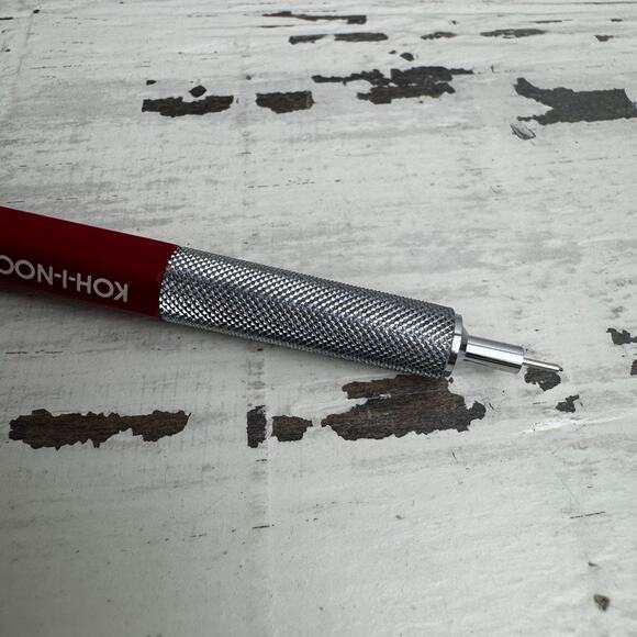Vintage Koh-I-Noor Rapidomatic 0.3mm Red MECHANICAL DRAFTING PENCIL #5633 Sketch - Picture 5 of 8